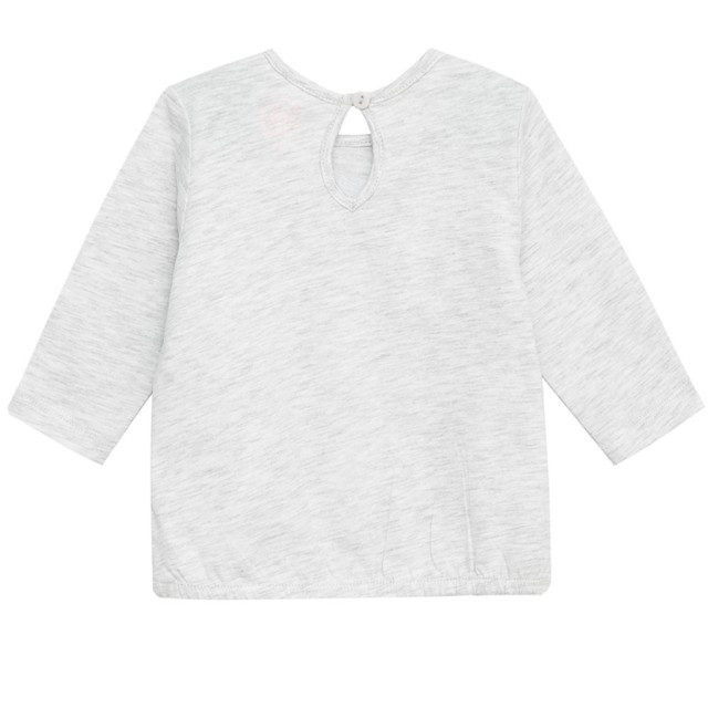 Блуза с дълъг ръкав, цвят: Сив меланж