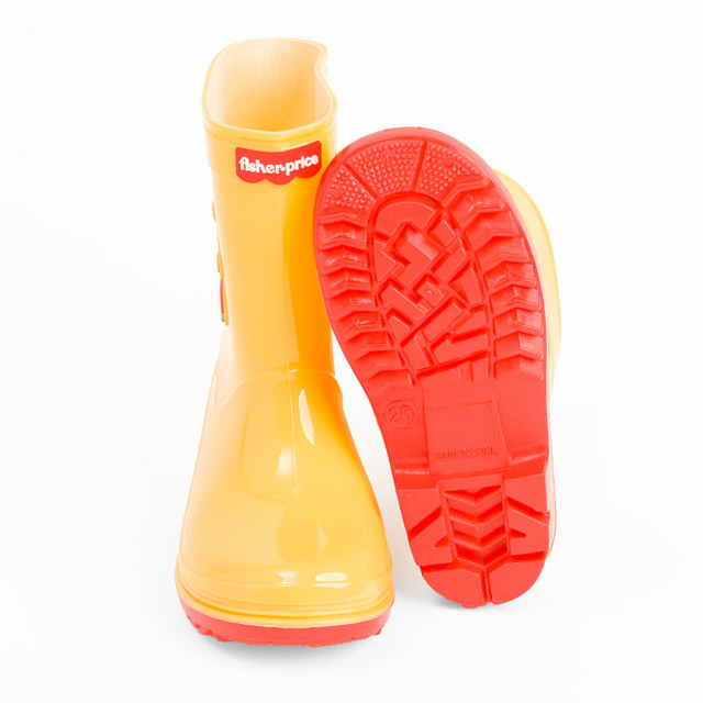 Гумени ботуши FISHER PRICE, цвят: Жълт