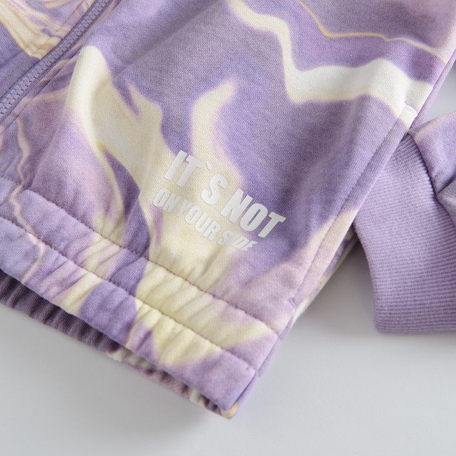 Блуза с дълъг ръкав, цвят: Светло виолетов