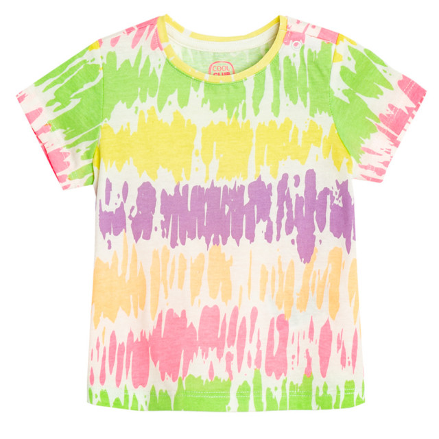 Тениска с къс ръкав, цвят: Микс