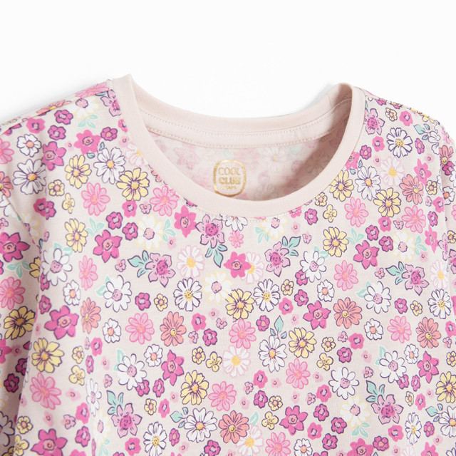 Рокля с дълъг ръкав, цвят: Бежов