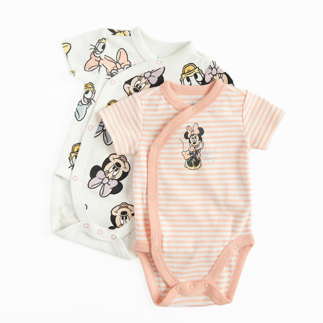 Боди с къс ръкав 2бр. MINNIE & FRIENDS, цвят: Микс