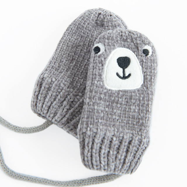 Ръкавици, цвят: Сив