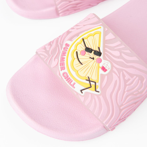 Плажни чехли, цвят: Розов