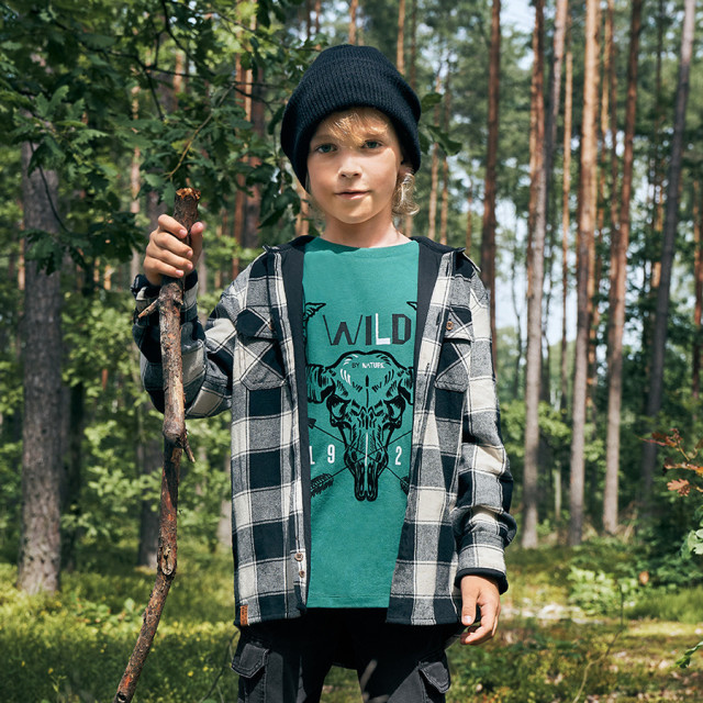 Риза с дълъг ръкав, цвят: Микс