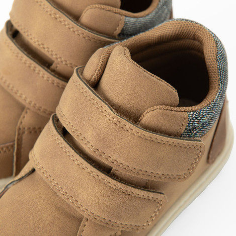 Високи обувки, цвят: Кафяв