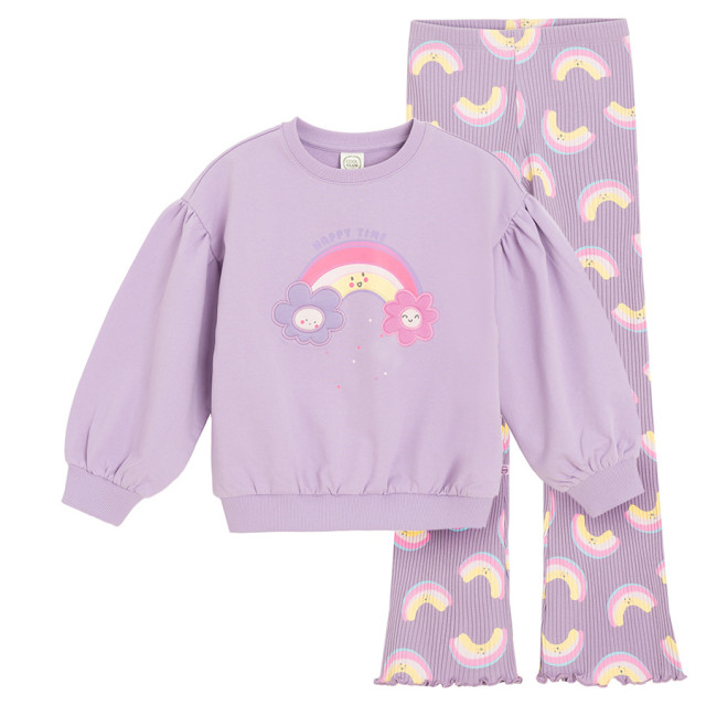 Комплект, цвят: Виолетов