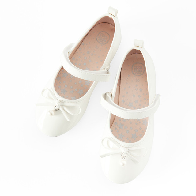 Балеринки, цвят: Бял