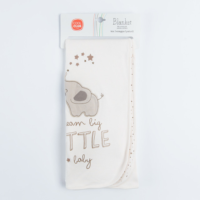 Одеяло, цвят: Кремав