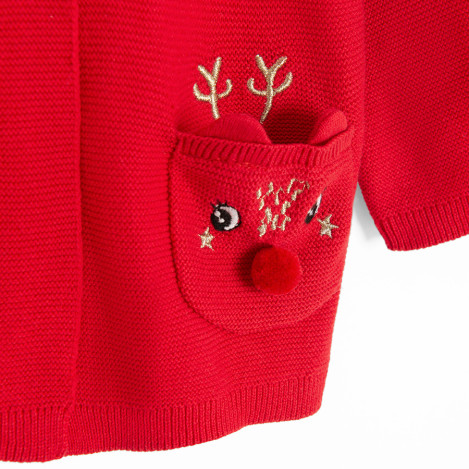 Жилетка, цвят: Червен