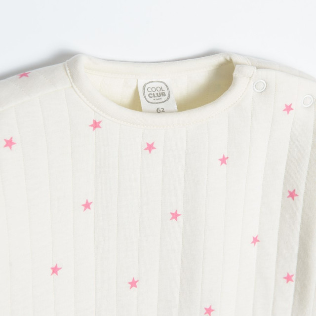 Рокля с дълъг ръкав, цвят: Кремав