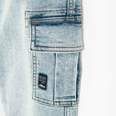 Панталони, цвят: Син