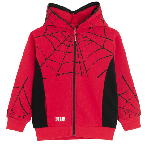 Суитчър SPIDER-MAN, цвят: Червен