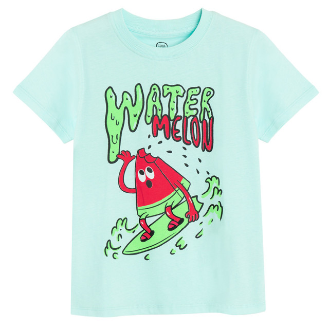 Тениска с къс ръкав, цвят: Светло син