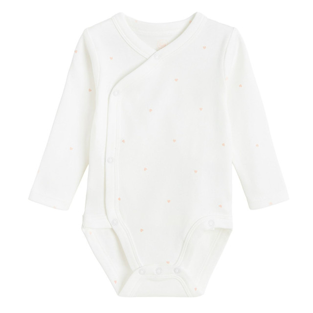 Боди с дълъг ръкав 2бр., цвят: Бял