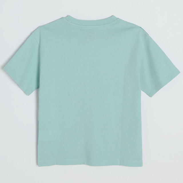 Тениска с къс ръкав, цвят: Светло ментов