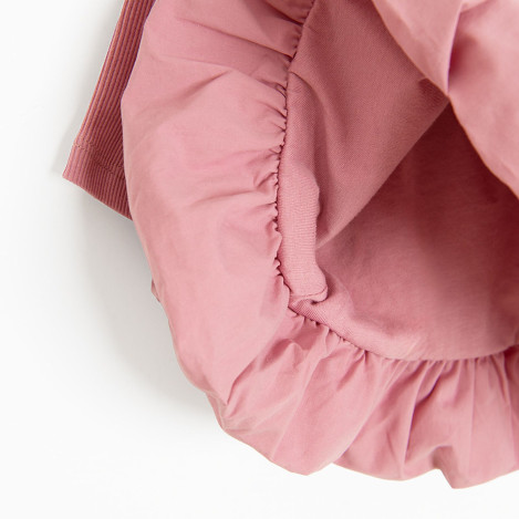 Рокля с дълъг ръкав, цвят: Розов