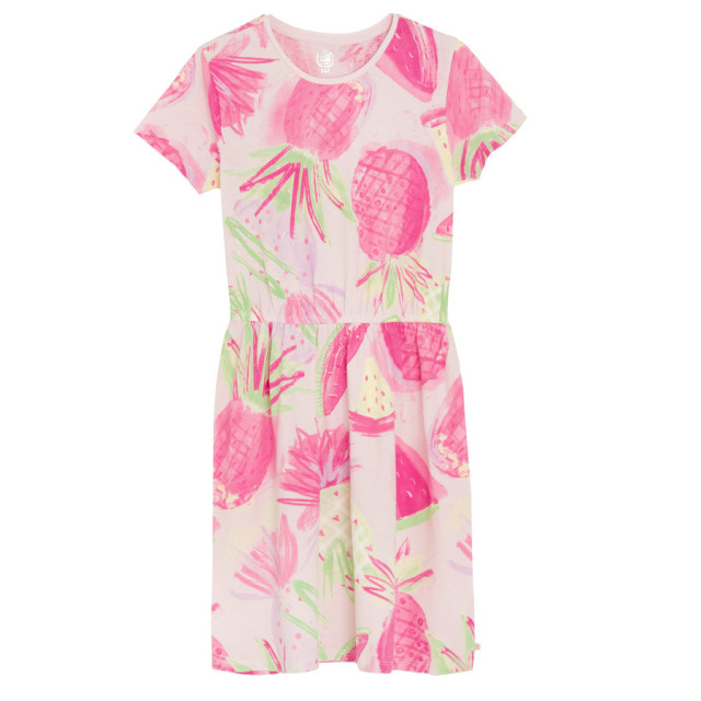 Рокля с къс ръкав, цвят: Микс