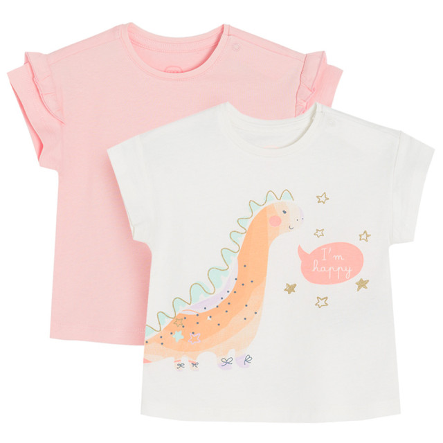 Тениска с къс ръкав 2бр., цвят: Микс