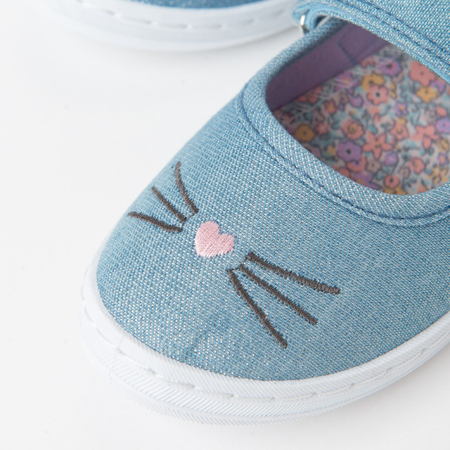 Пантофи, цвят: Син