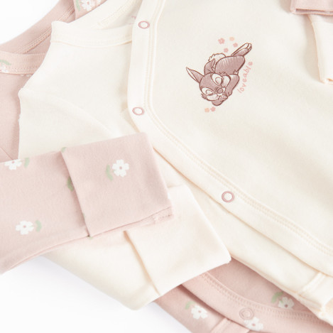 Боди с дълъг ръкав 2бр. BAMBI, цвят: Микс