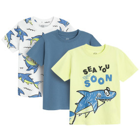 Тениска с къс ръкав 3бр., цвят: Микс