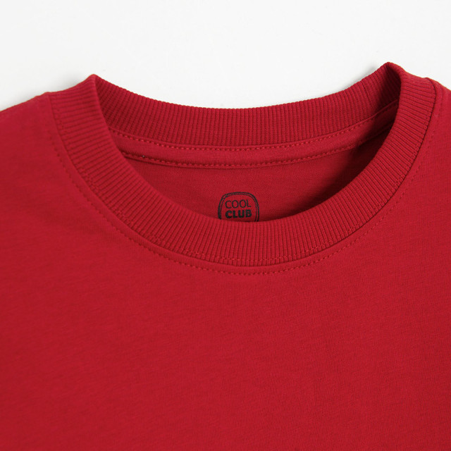 Тениска с дълъг ръкав, цвят: Червен