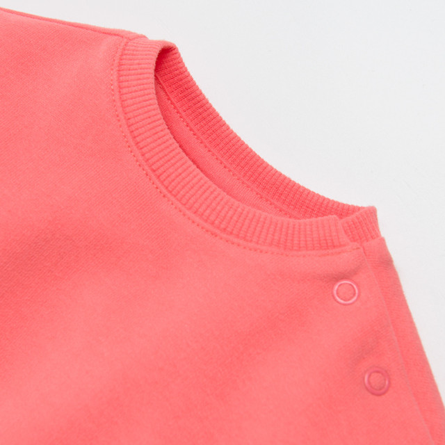 Блуза с дълъг ръкав, цвят: Коралов