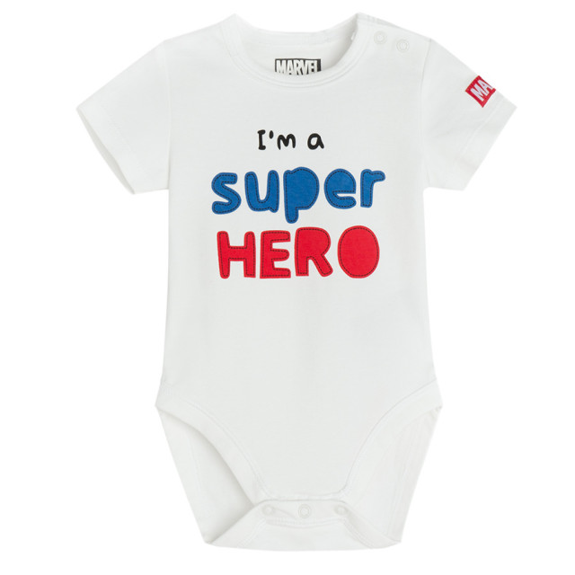 Боди с къс ръкав 2бр. MARVEL, цвят: Микс