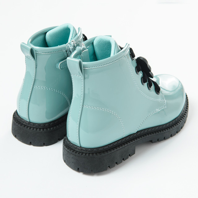 Високи обувки, цвят: Светло ментов