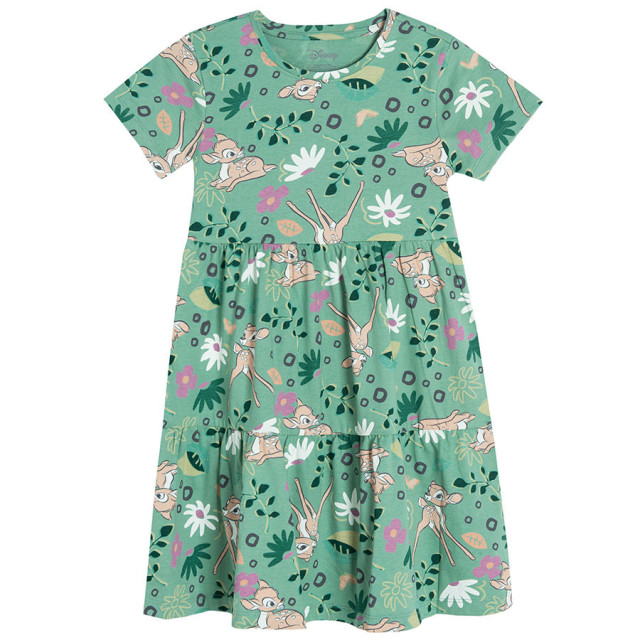 Рокля с къс ръкав BAMBI, цвят: Зелен