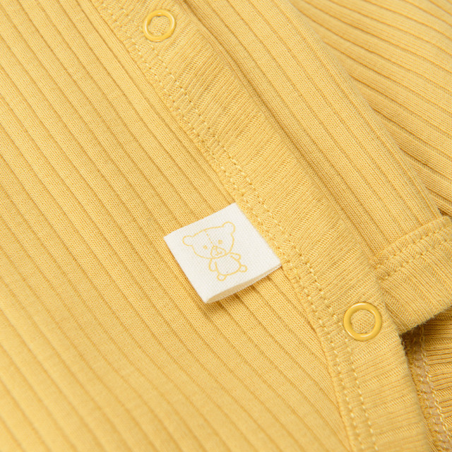 Боди с дълъг ръкав, цвят: Жълт