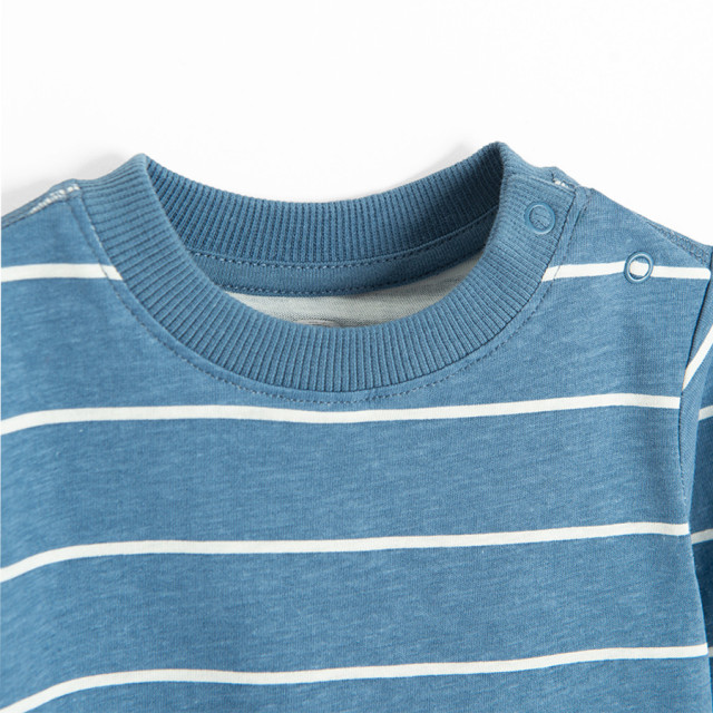 Тениска с дълъг ръкав, цвят: Морско син