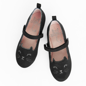 Балеринки, цвят: Черен