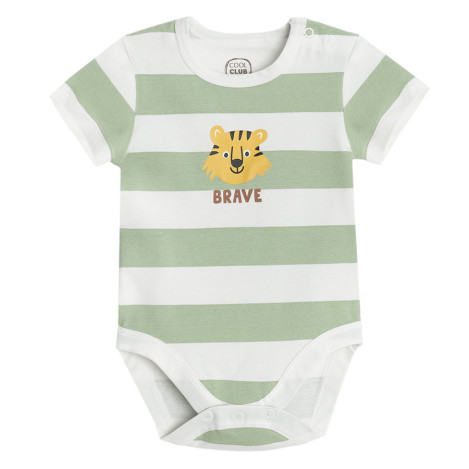 Боди с къс ръкав, цвят: Бял