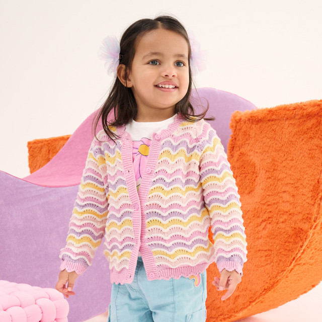 Жилетка, цвят: Розов