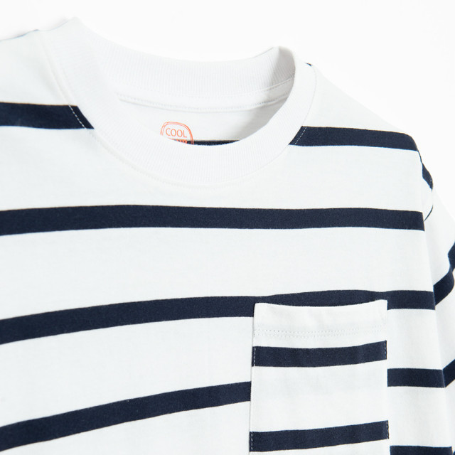 Тениска с къс ръкав, цвят: Бял