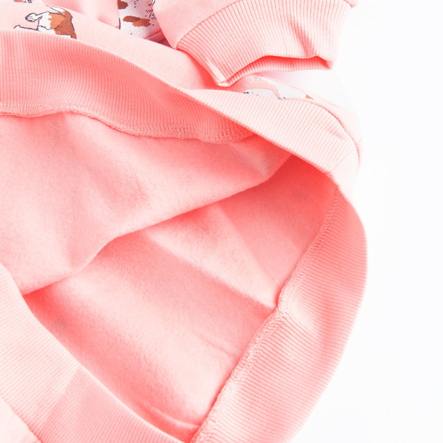 Блуза с дълъг ръкав, цвят: Коралов