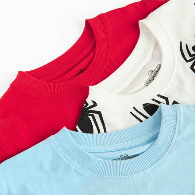 Тениска с къс ръкав 3бр. SPIDER-MAN, цвят: Микс