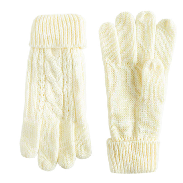 Ръкавици, цвят: Мръсно бял