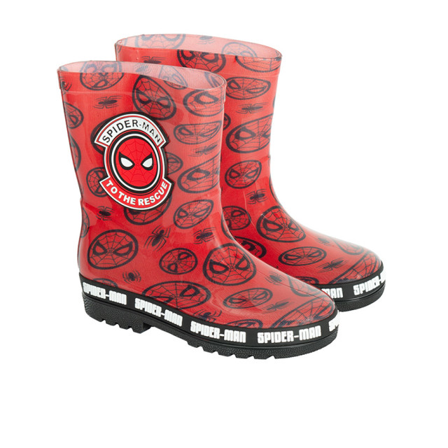 Гумени ботуши SPIDER-MAN, цвят: Червен