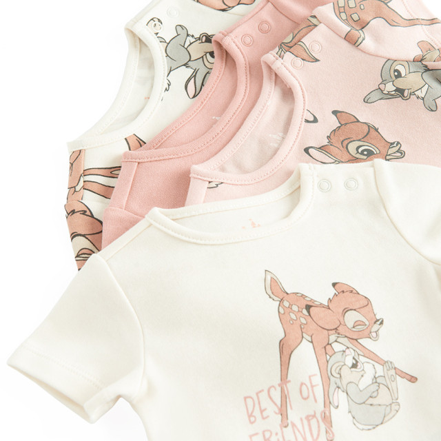 Боди с къс ръкав 4бр. BAMBI, цвят: Микс