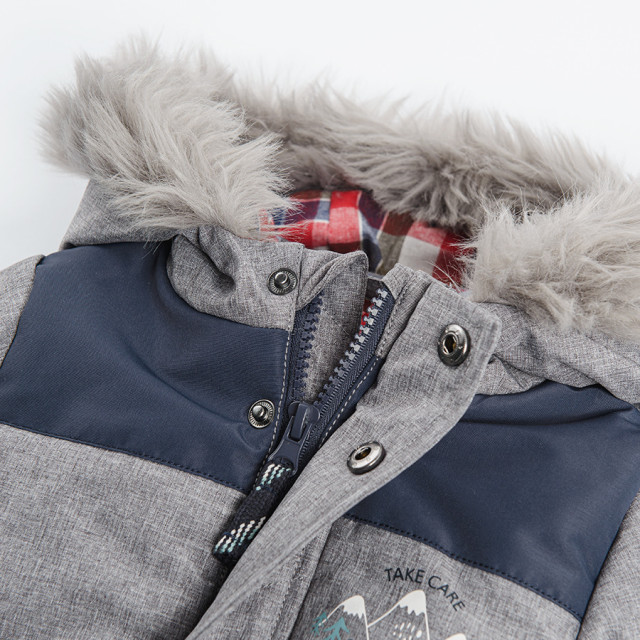 Яке, цвят: Сив меланж