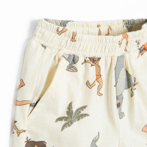 Шорти THE JUNGLE BOOK, цвят: Бежов