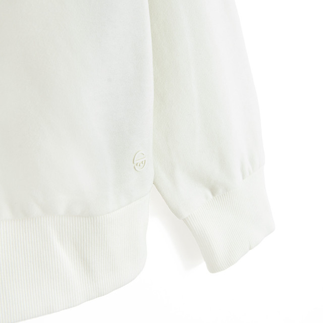 Блуза с дълъг ръкав, цвят: Бял