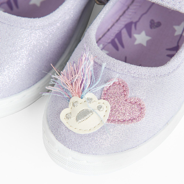 Пантофи, цвят: Виолетов