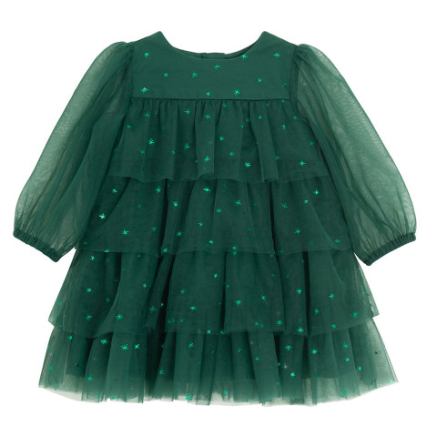 Рокля с дълъг ръкав, цвят: Зелен