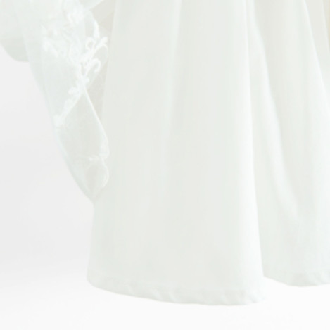 Рокля с дълъг ръкав, цвят: Бял