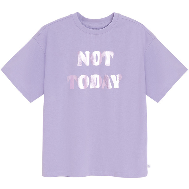 Тениска с къс ръкав, цвят: Виолетов