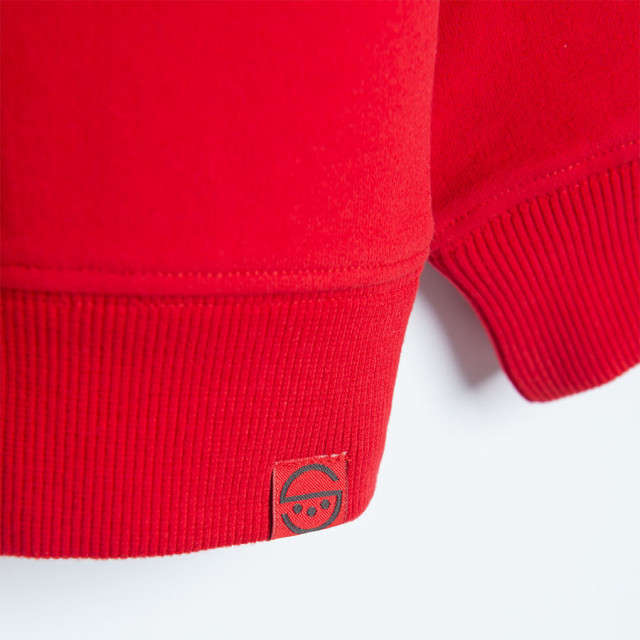 Блуза с дълъг ръкав, цвят: Червен